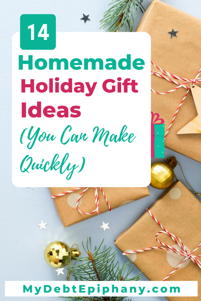 homemade Christmas gift ideas mydebtepiphany