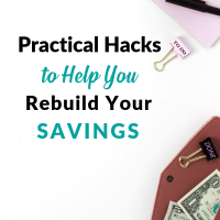Practical Hacks to Help You Rebuild Your Sinking Funds my debt epiphany