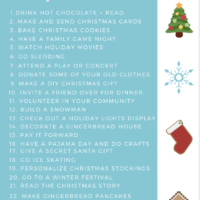 25 days of Christmas challenge cheap christmas activities