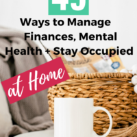 manage finances at home