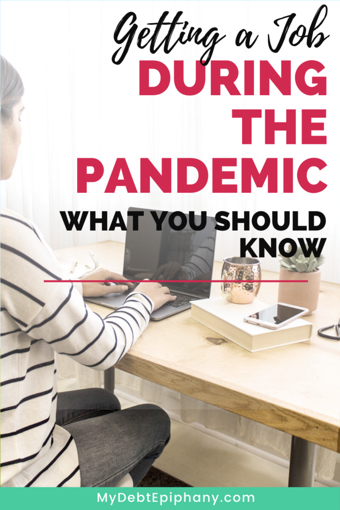 getting a job during the pandemic - my debt epiphany