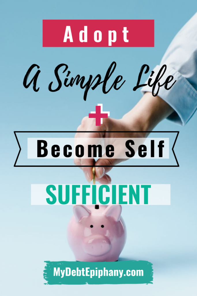 become more self-sufficient my debt epiphany
