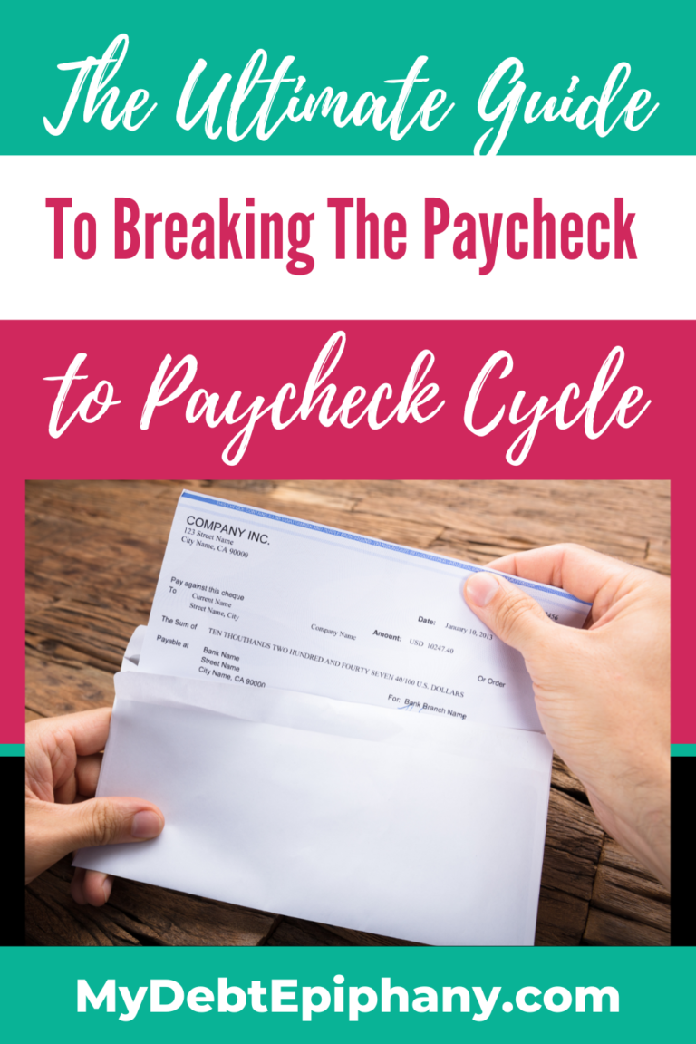 living paycheck to paycheck mydebtepiphany