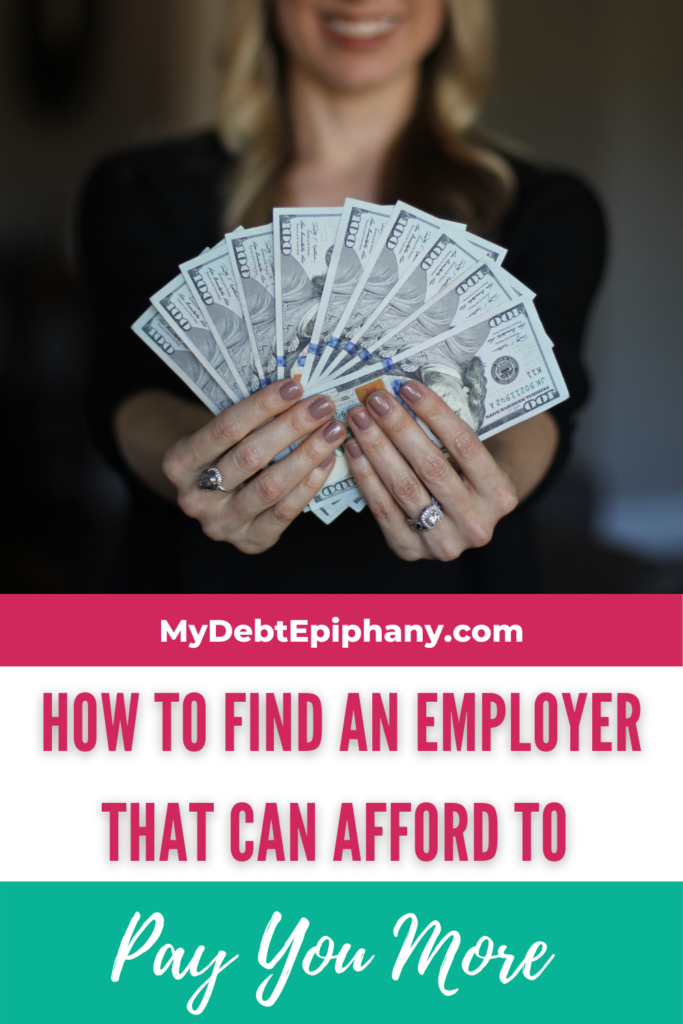 find an employer who can pay more mydebtepiphany