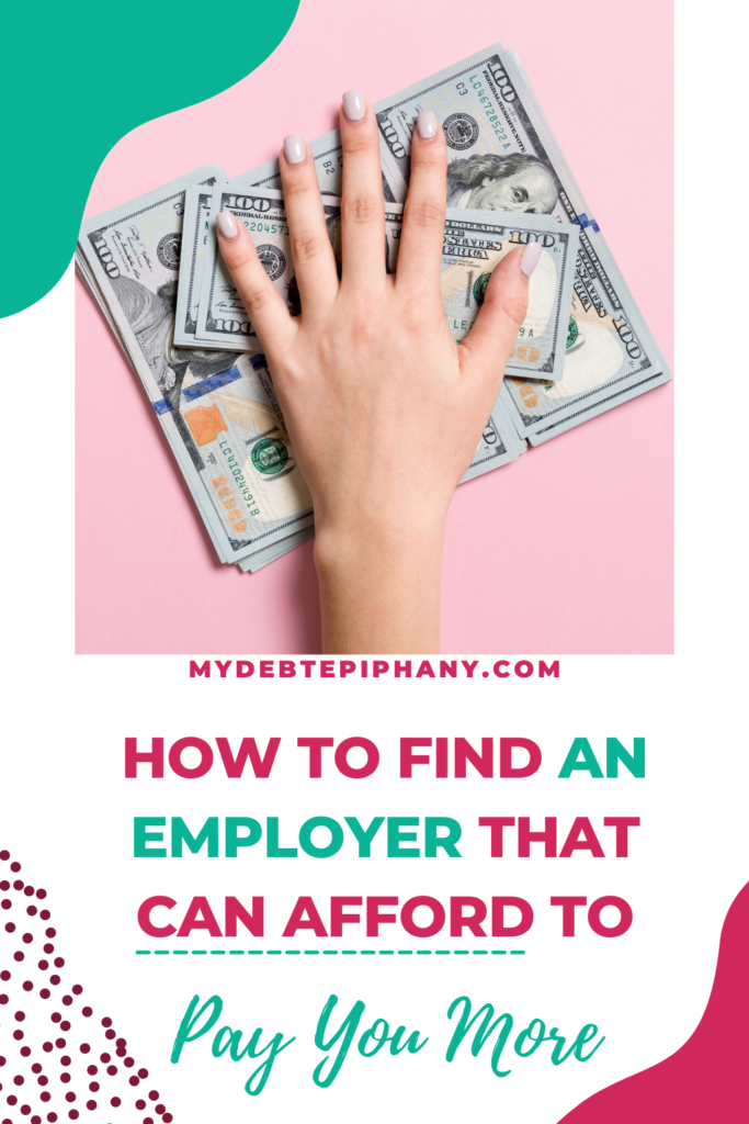 find an employer who can pay more mydebtepiphany