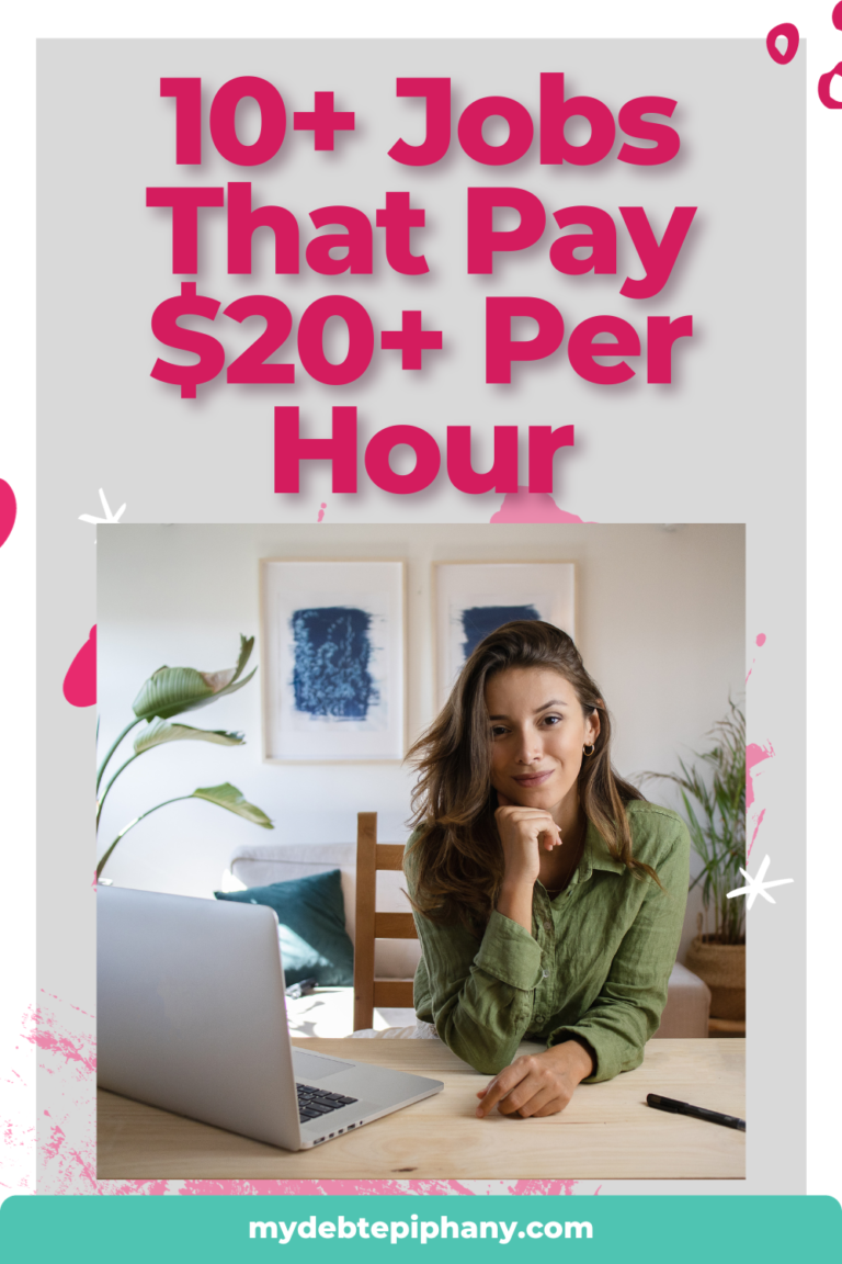 Jobs That Pay $20 Per Hour mydebtepiphany